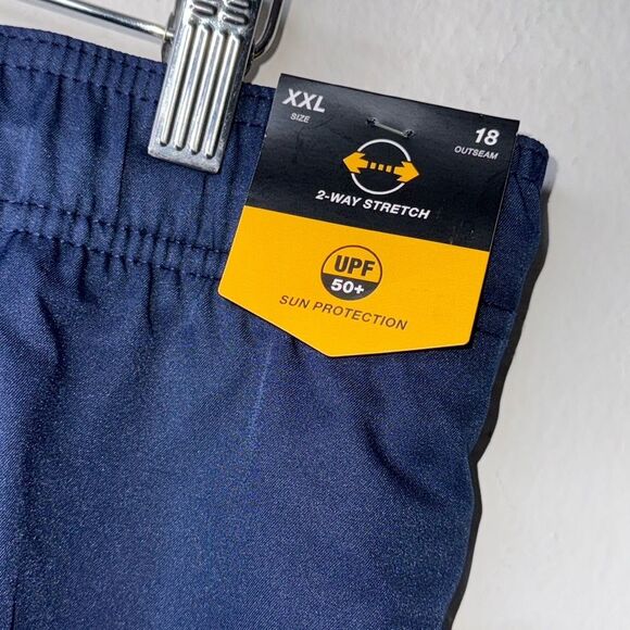 Speedo Men's Swim Trunks Swimwear UPF 50+ Solid Colorblock Shorts Size 2XL - Picture 5 of 8